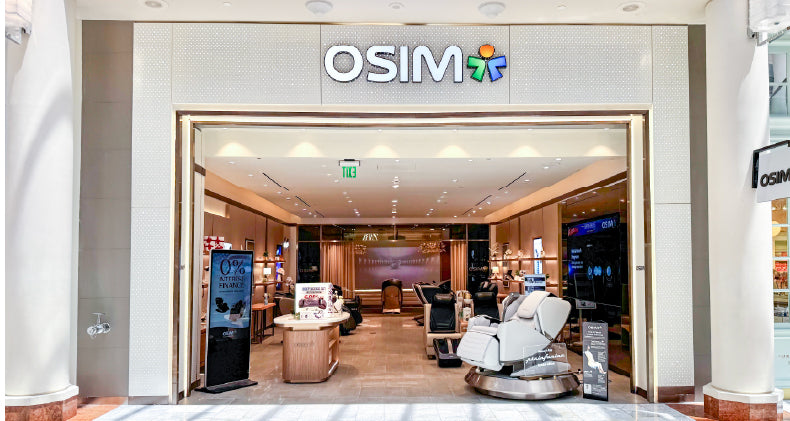 OSIM massage chair Showroom store location in San Jose, San Francisco, Sacramento, California to try a wide selections of human touch massage chairs and more